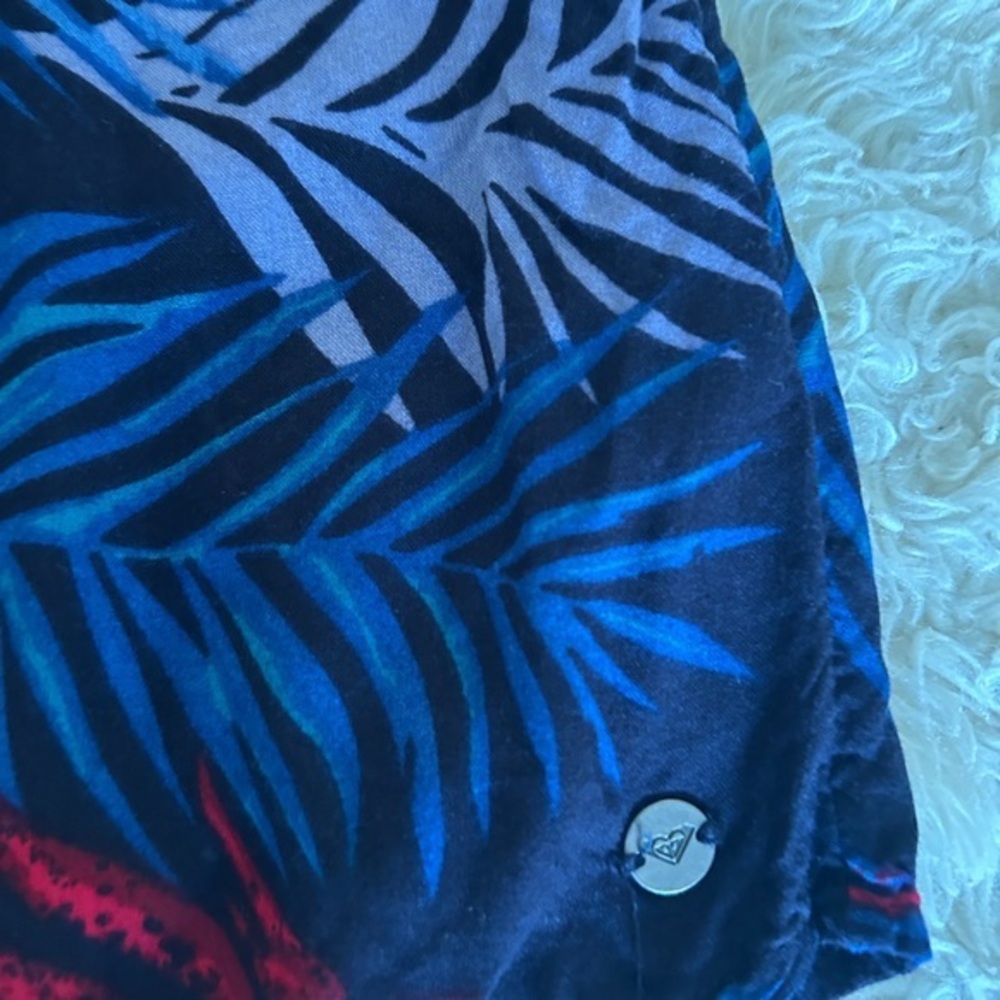 Roxy Multicolor Leaf‎ Pattern Dress - image 4